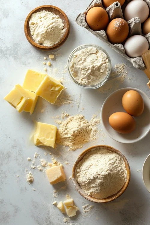 ingredientes bizcocho de yogur con mantequilla